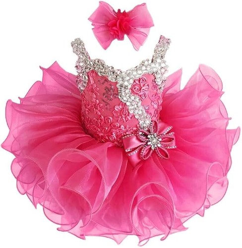 Jenniferwu Baby Girl Dress Lace Pageant Party Wedding Tull Dress 4T