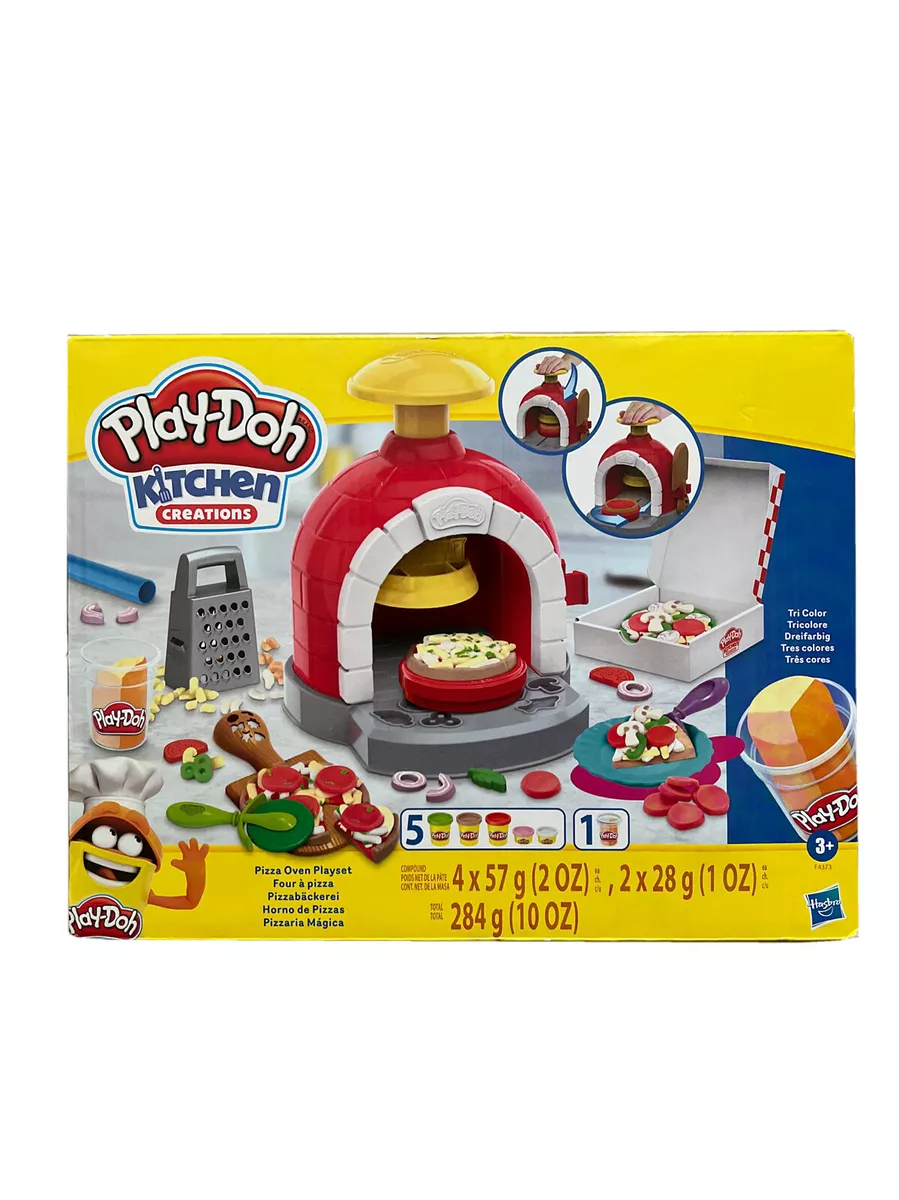 Play-Doh Kitchen Creations Pizza Oven Playset 25 + Pieces Pizza Maker Toy  Set