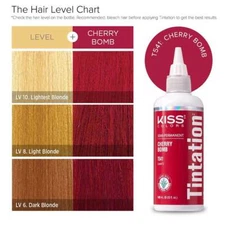 Kiss Semi Permanent Hair Color TINTATION - Select Color!!