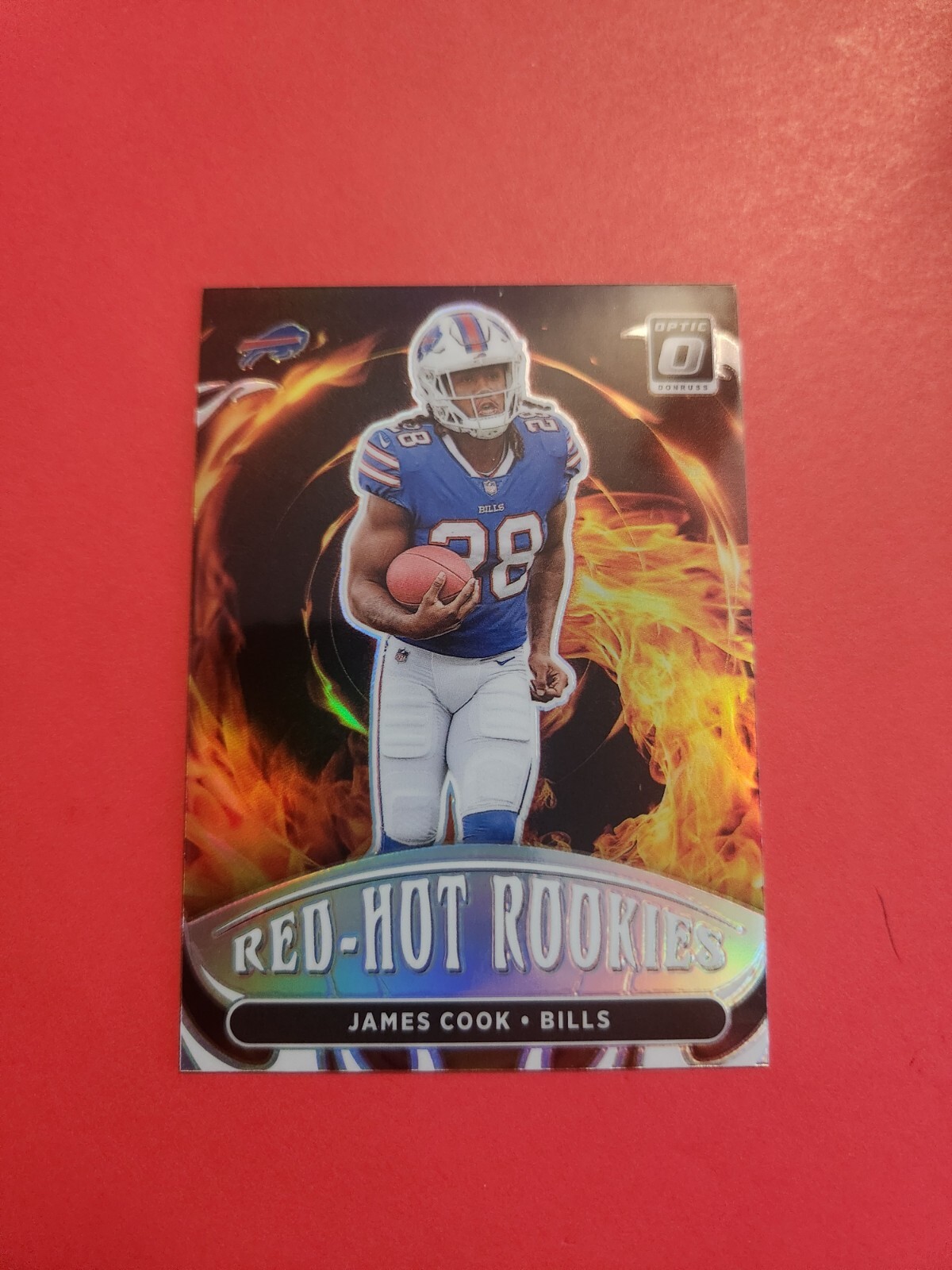 JAMES COOK 2022 DONRUSS OPTIC #RHE-6 RED HOT ROOKIES BILLS