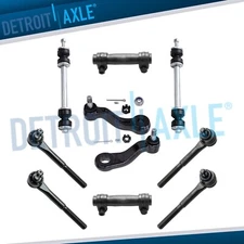 Front Tie Rods Idler Pitman Arms Sway Bars Kit for Chevy GMC K1500 K2500 Tahoe