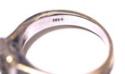 GIA 14k white gold 1.94ct princess diamond engagement ring wedding band 5.3g — photo 10