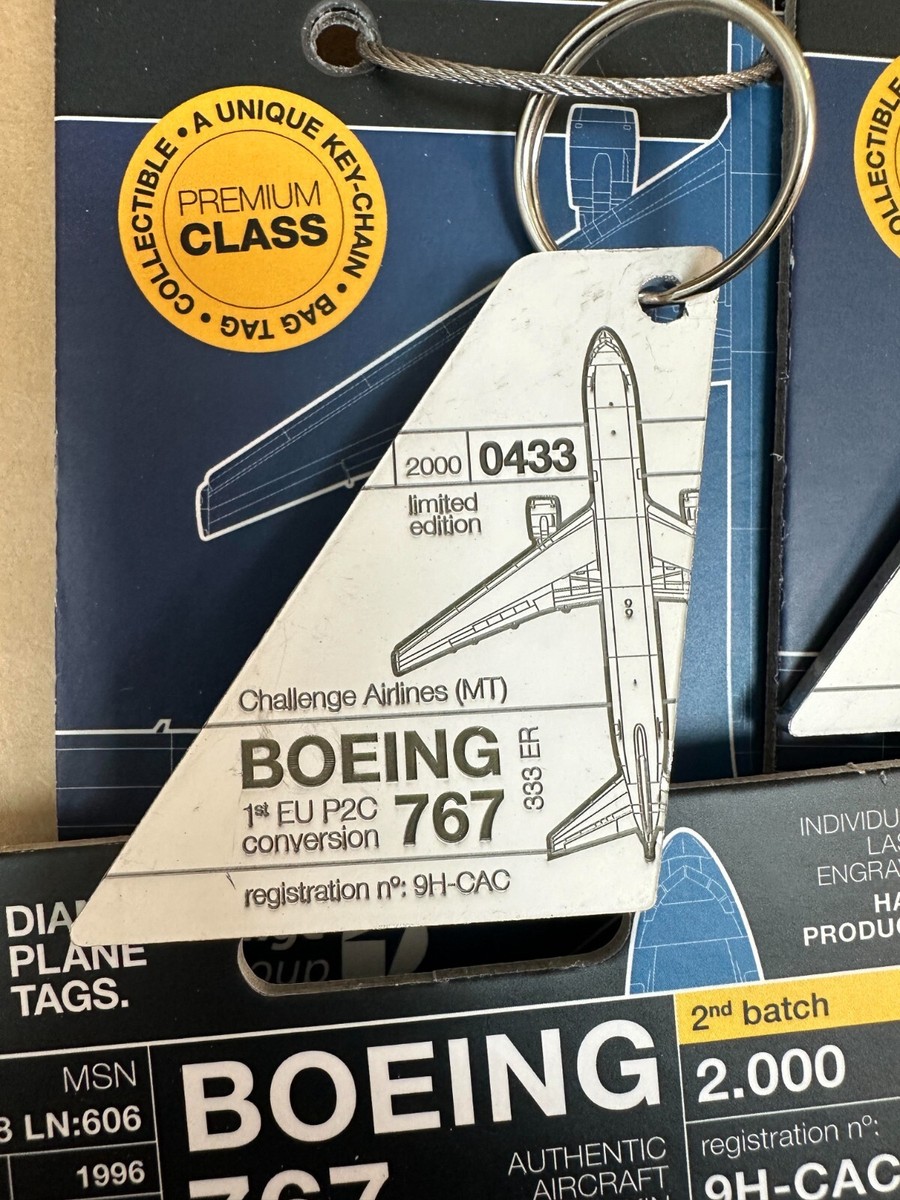 Diamond plane tag 767-333ER super rare like Aviationtag Diamond plane tag 767-333ER super rare like Aviationtag