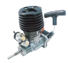 GS Racing R15ST .15 Nitro Engine rear exhaust pull-start