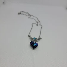 Angel Wings Rhinstone Live Pendant Necklace