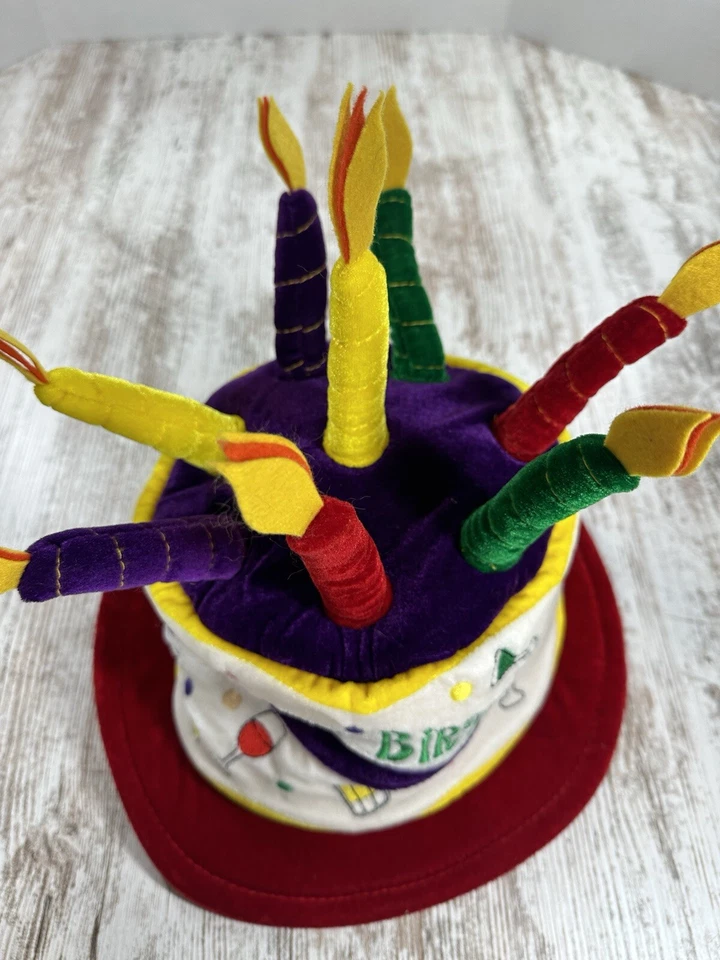 Chapéu de pelúcia Elope ajustável tamanho único bolo de aniversário cerveja copo shot Martini - Imagem 4 de 4