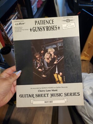 GUNS N' ROSES Patience with Tablature Guitar Sheet Music Cherry Lane Music 1989