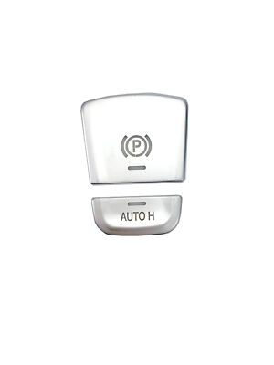 Auto H E Brake Parking Button Covers Pearl Silver Fits 18-20 G01 G02 X3 X4
