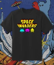 Space Invaders Retro Video game arcade T Shirt Adult & Youth Sizes Fast Ship!!
