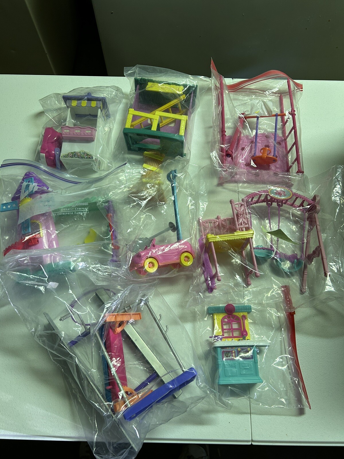 Barbie Kelly And Chelsea Playsets Lot