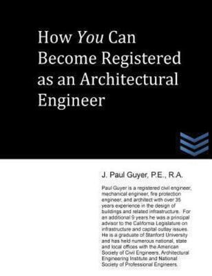 How You Can Become Registered As an Architectural Engineer, Paperback by Guye...