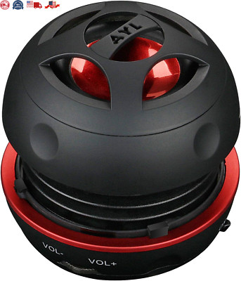 Mini Speaker System Portable Plug in Speaker with 3.5mm Aux Audio Input