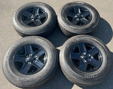 17" Jeep Wrangler Gladiator OEM Factory Black Wheels Bridgestone Tires 173c