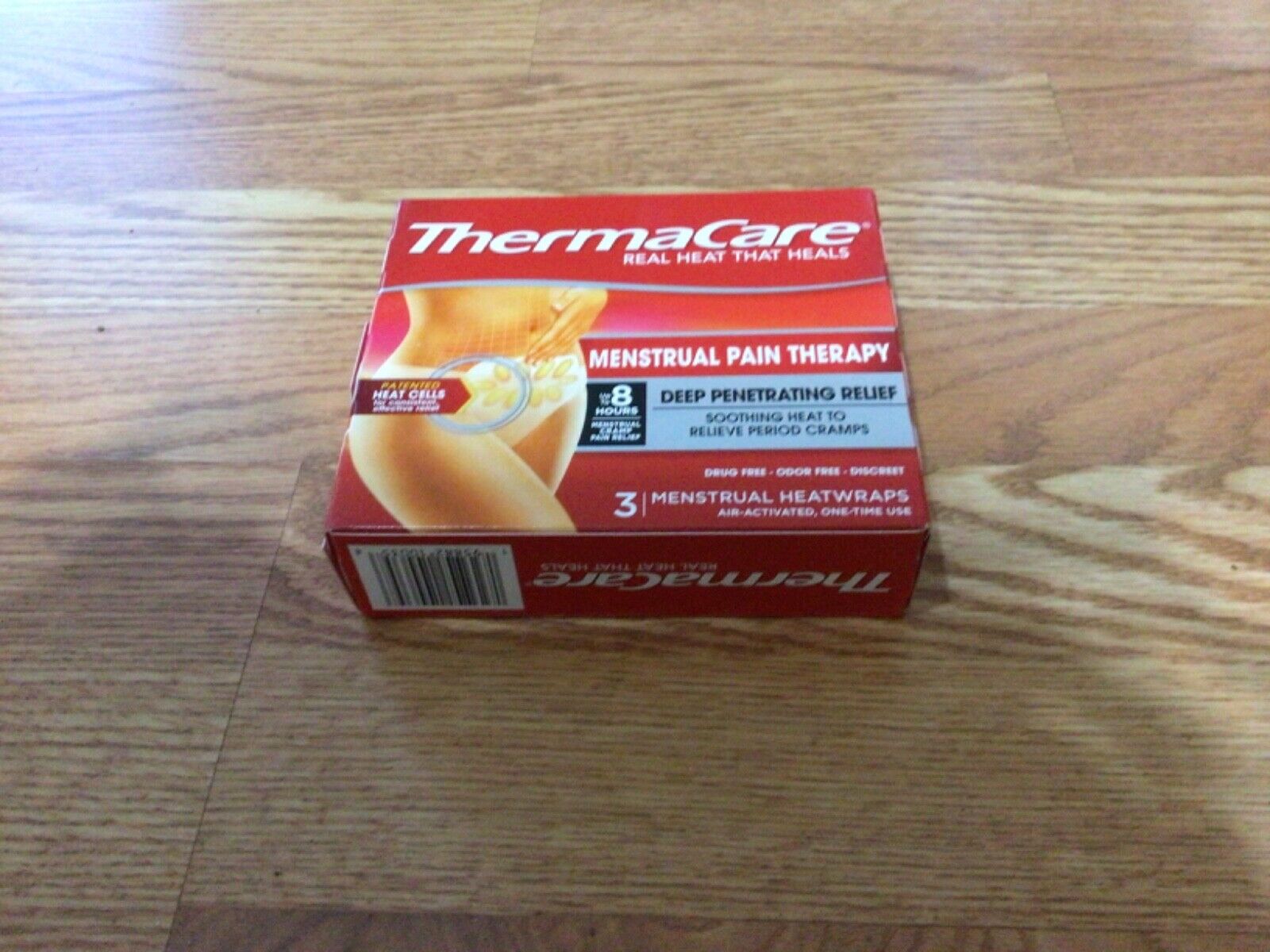 ThermaCare Menstrual Cramps Pain Relief Heat Wraps - 3 ct