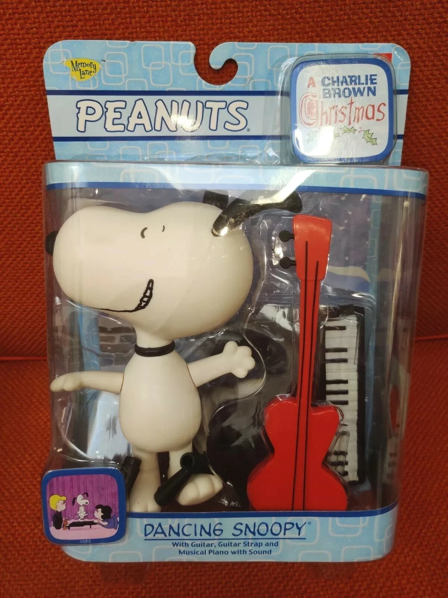 A Charlie Brown Christmas Dancing Snoopy w Piano Sound Guitar Strap