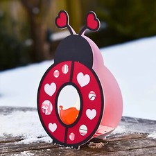 Valentine's Day Ladybug Hearts Candy Holder Metal Cutting Dies Card Craft