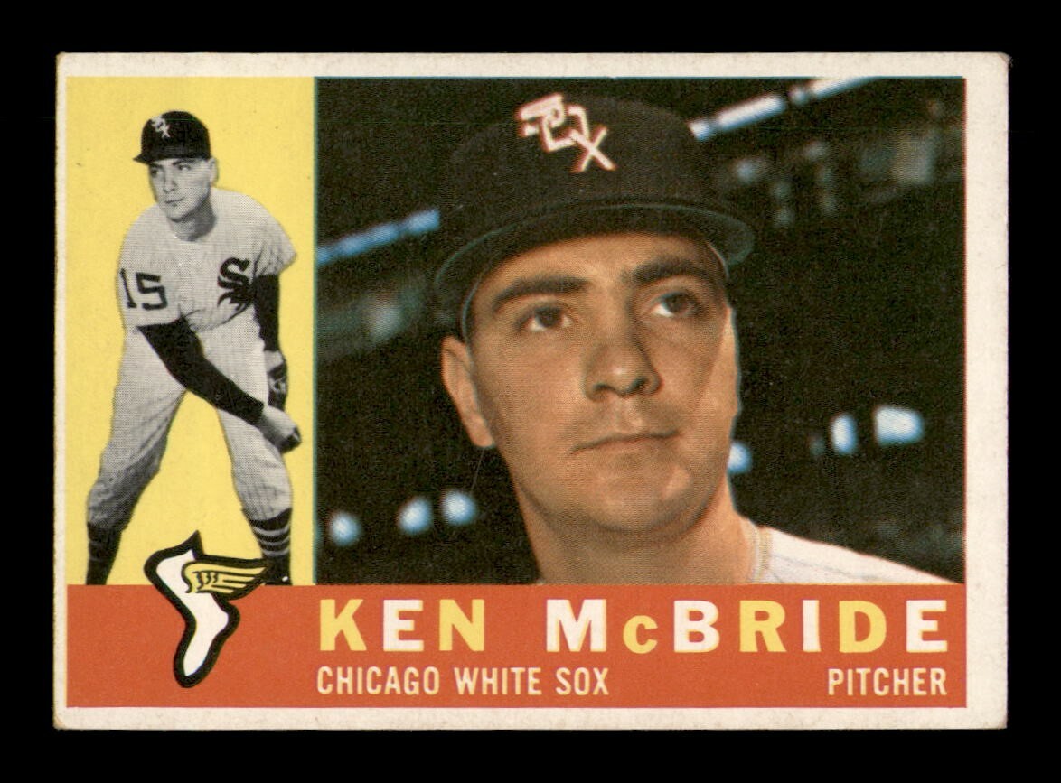 1960 Topps Ken McBride #276 EX Condition Vintage Baseball Card OBGcards