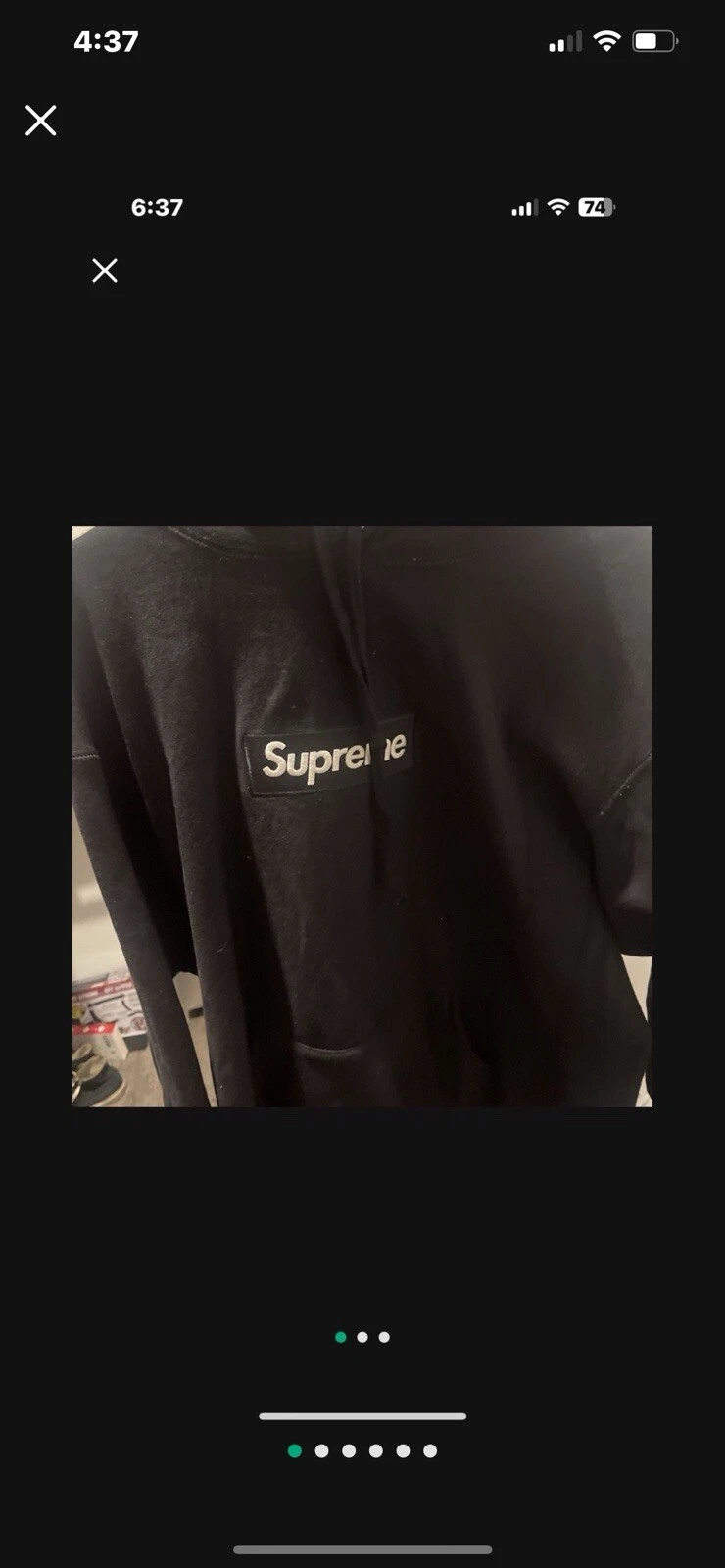 supreme box logo sweat à capuche