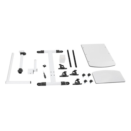 Hospital Over Bed Tray Laptop Food Rolling Medical Table Adjustable Desk Tilting - Picture 10 of 17