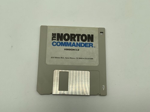 Norton Commander 2.0 IBM PC With The Original Box And The Manual 1988 Computing - Picture 16 of 21