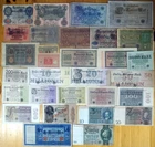 30 Different BANKNOTES Only GERMANY 1908 - 1933 COLLECTION, Reichsbanknotes