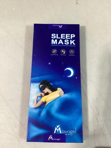 Mavogel Cotton Sleep Mask - Updated Design Light Blocking Sleep Mask, Soft