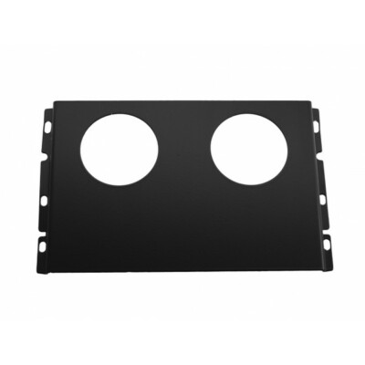 BOTTOM 2.5DIN CONTROL PANEL 2X52MM GAUGES BLACK FITS MAZDA NA Jass 2249