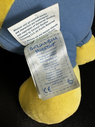 Build-A-Bear Minions Despicable Me Bob 12" Stuffed BAB Plush Animal - Picture 9 of 10