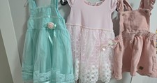 Mädchen Kleider Set Gr. 80/86  Cordkleid fes...
