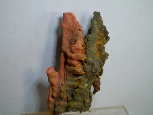 Realgar, Pararealgar, 9x5cm, Jiepaiyu Mine, Shimen Deposit, Hunan, China
