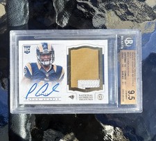 2013 National Treasures Tavon Austin Rookie Patch Auto /49 BGS 9.5 / 10 RPA