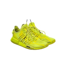 Adidas Mens Size 13 US NMD R1 V2 Solar Yellow Neon Athletic Sneakers Shoes READ 