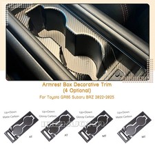 Abdeckung der Mittelarmlehne Für Toyota GR86 22-25 Glanz Kohlefaser Handbuch DE
