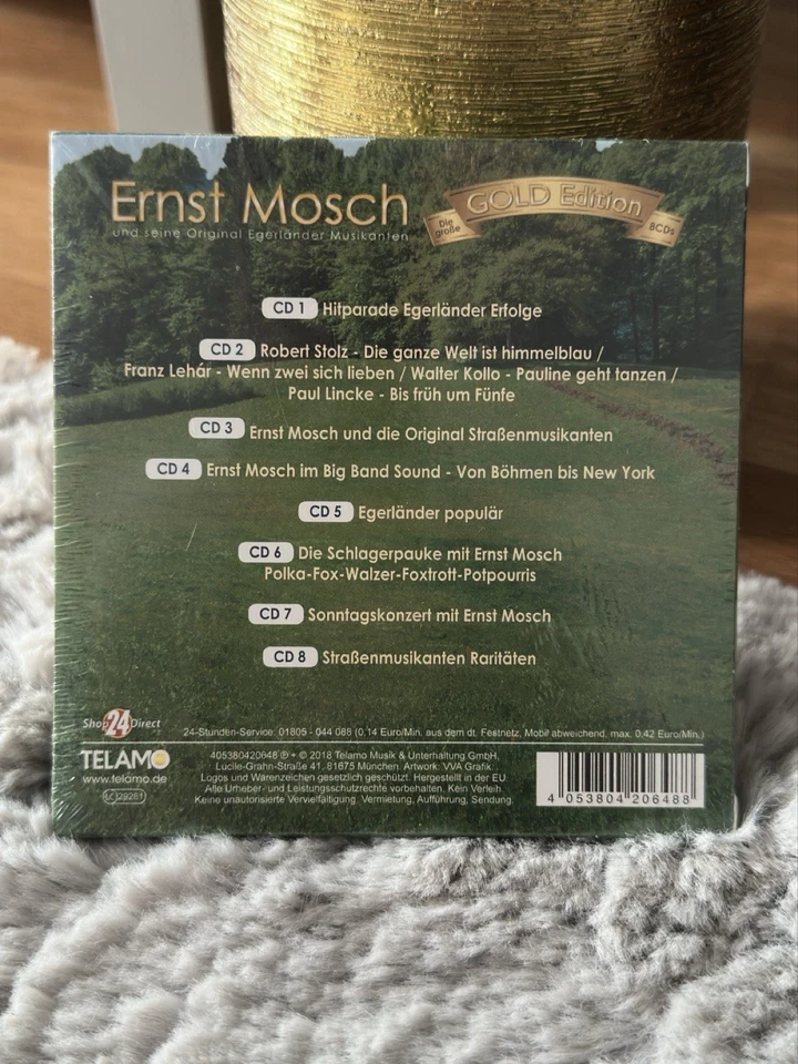 Ernst Mosch Gold Edition Shop24 Direct 8  CD Box Neu ❗️ - Bild 2 von 3