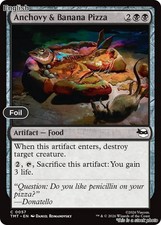 Magic Anchovy & Banana Pizza 57 Common Teenage Mutant Ninja Turtles NM Foil