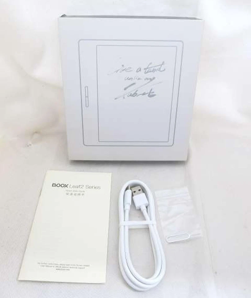 ONYX BOOX Leaf2 White 7 inch E-ink E-Book Reader Tablet Page-Turn Buttons W/Box - Image 2 of 3
