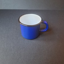 Judge Blue Enamel Mug Camping Cup Metal Tin Mug Outdoor Coffee Mug