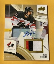 Jack Nesbitt 2025 Upper Deck Team Canada #70 Jersey Auto RC 104/150 Spits Flyers