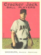 2004 Topps Cracker Jack Mini #139 Jarrod Washburn Anaheim Angels