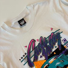 Vintage Screen Stars Best T-Shirt Mens Large Graphic Classic Cars Single Stitch