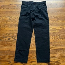 Banana Republic Pleated Chinos Men's 32x34 Black Heritage Explorer Utilitarian