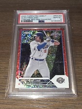 2023 Topps Pro Debut Chrome Alex Freeland #PDC83 Red Mini Diamond #5/5 PSA 10