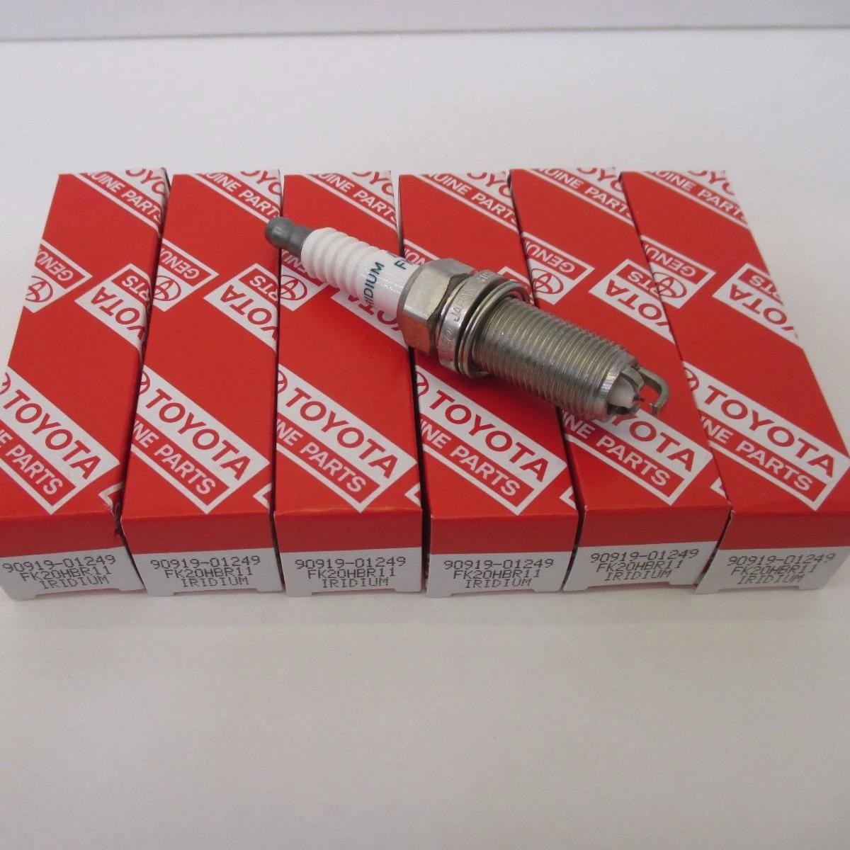 New Set of 6 Iridium Long-Life Spark Plug 90919-01249 For Denso IS GS LS V6