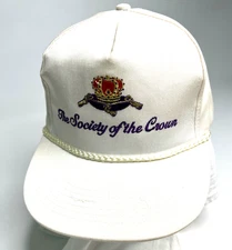 Vintage The Society of the Crown Hat Snapback Trucker Cap Royal Crown 