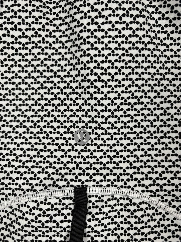 Jaqueta Lululemon Define Teeny Tooth branca preta tamanho 6 nova sem etiquetas - Imagem 4 de 4