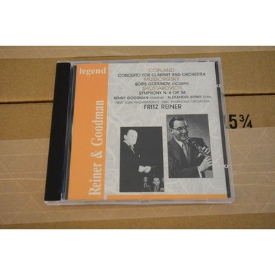 REINER CONDUCTS COPLAND MUSSORGSKY & SHOSTAKOVICH CD BENNY GOODMAN