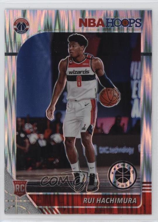 2019-20 Panini NBA Hoops Premium Stock Flash Prizm Rui Hachimura #206 0b85