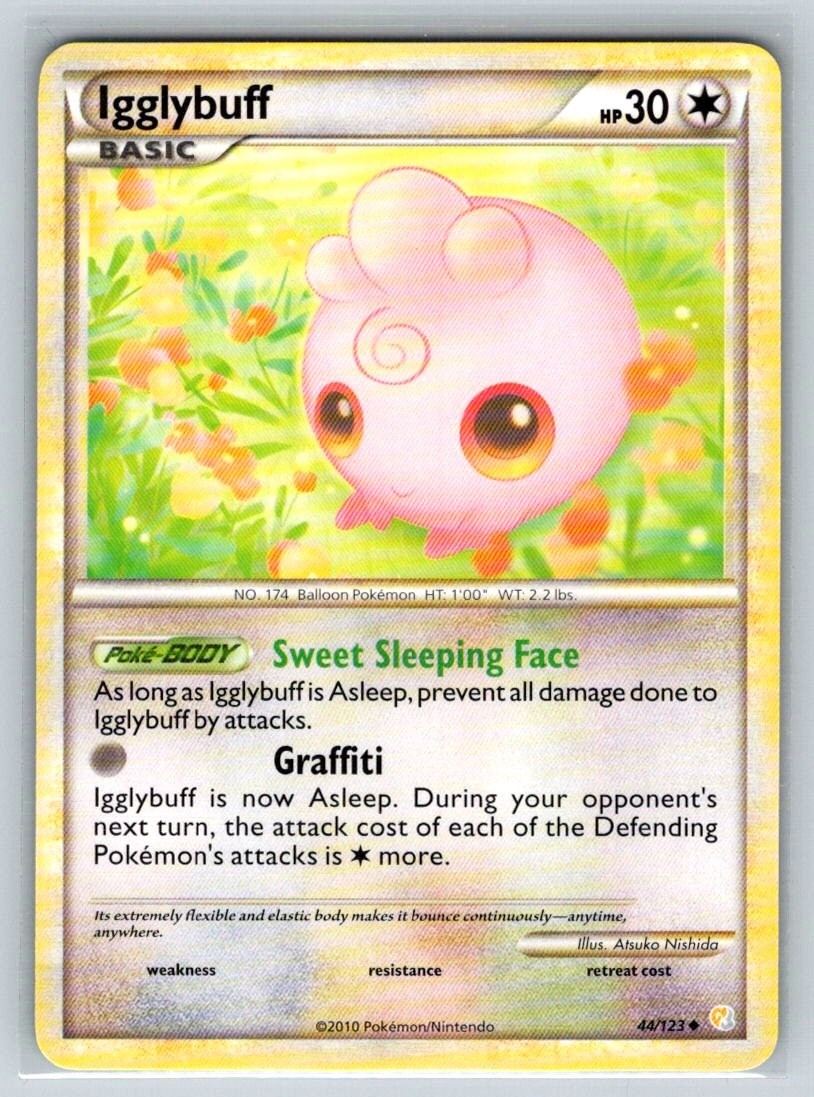Igglybuff 44/123 Heartgold & Soulsilver Regular NM