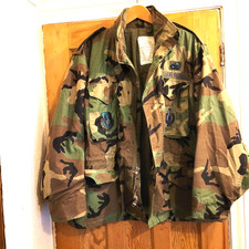 Giacca da campo Alpha Industries US Air Force M65 taglia Large mimetica 1982,
