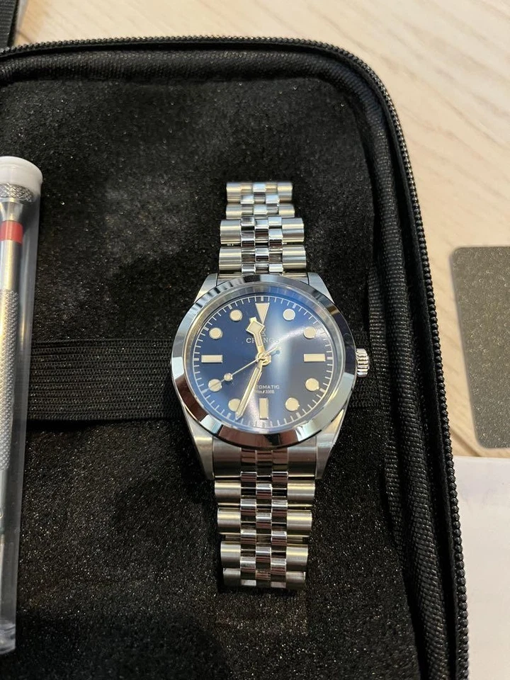 Cronos Black Bay 36 Automatic Watch 36mm Sapphire Glass Stainless Steel Working - Image 2 of 4